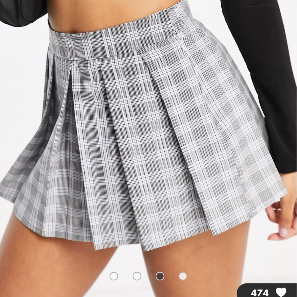Mini Pleated Tennis Skirt With Built In Shorts